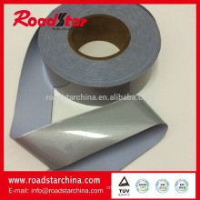 silver single side reflective elastic fabric for sports wear